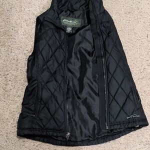 Eddie Bauer  Black Quilted Vest